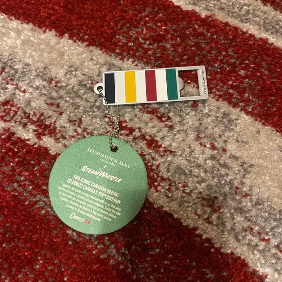Hudson's Bay & Steam Whistle Bottle Opener - Picture 1 of 4